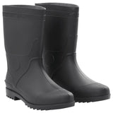 Botas de lluvia Vidaxl tamaño 46 PVC Negro