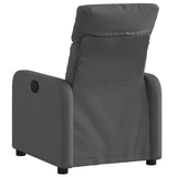 Vidaxl fauteuil verstelbaar stof donkergrijs
