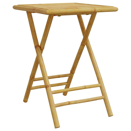 Vidaxl tuintafel inklapbaar 55x55x75 cm bamboe