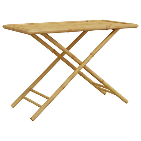 Vidaxl tuintafel inklapbaar 110x55x75 cm bamboe