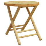 Vidaxl tuintafel inklapbaar ø 45x45 cm bamboe