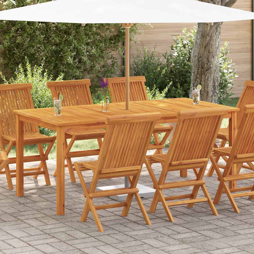 Vidaxl tuintafel 180x90x75 cm massief acaciahout