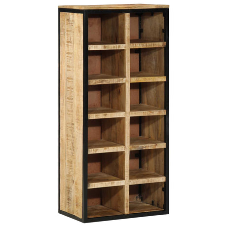 Vidaxl schoenenkast 50 x 30 x 110 cm massief mango hout bruin