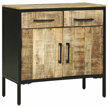 Vidaxl dressoir met lade 70 x 35 x 70 cm massief mangohout