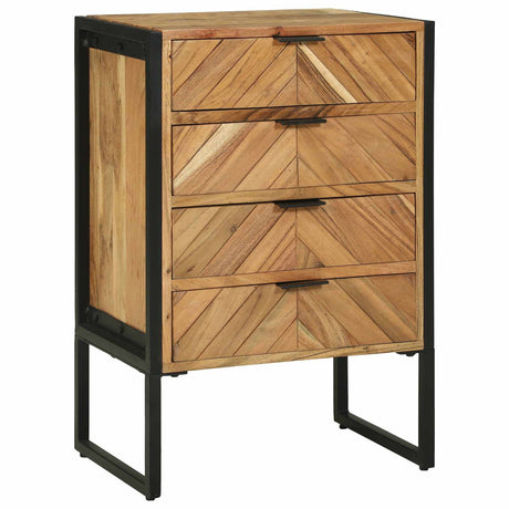 Vidaxl dressoir 50 x 35 x 75 cm massief acaciahout