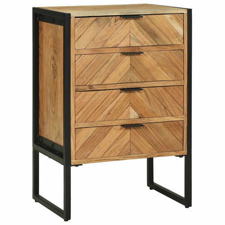 Vidaxl dressoir 50 x 35 x 75 cm massief acaciahout