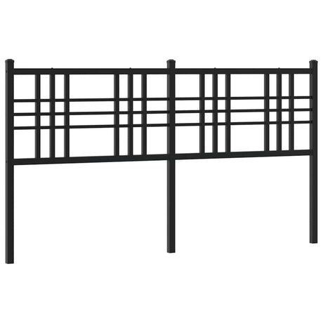 Vidaxl vervangend hoofdbord 160 cm metaal zwart