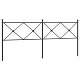 Vidaxl vervangend hoofdbord 193 cm metaal zwart