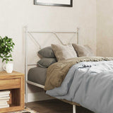 Vidaxl vervangend hoofdbord 75 cm metaal wit