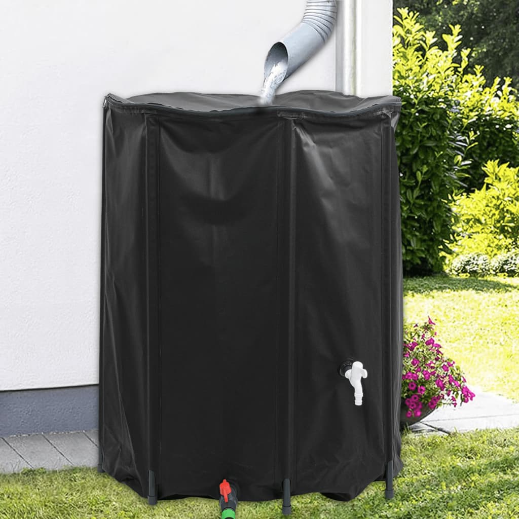 Vidaxl watertank met kraan opvouwbaar 750 l pvc