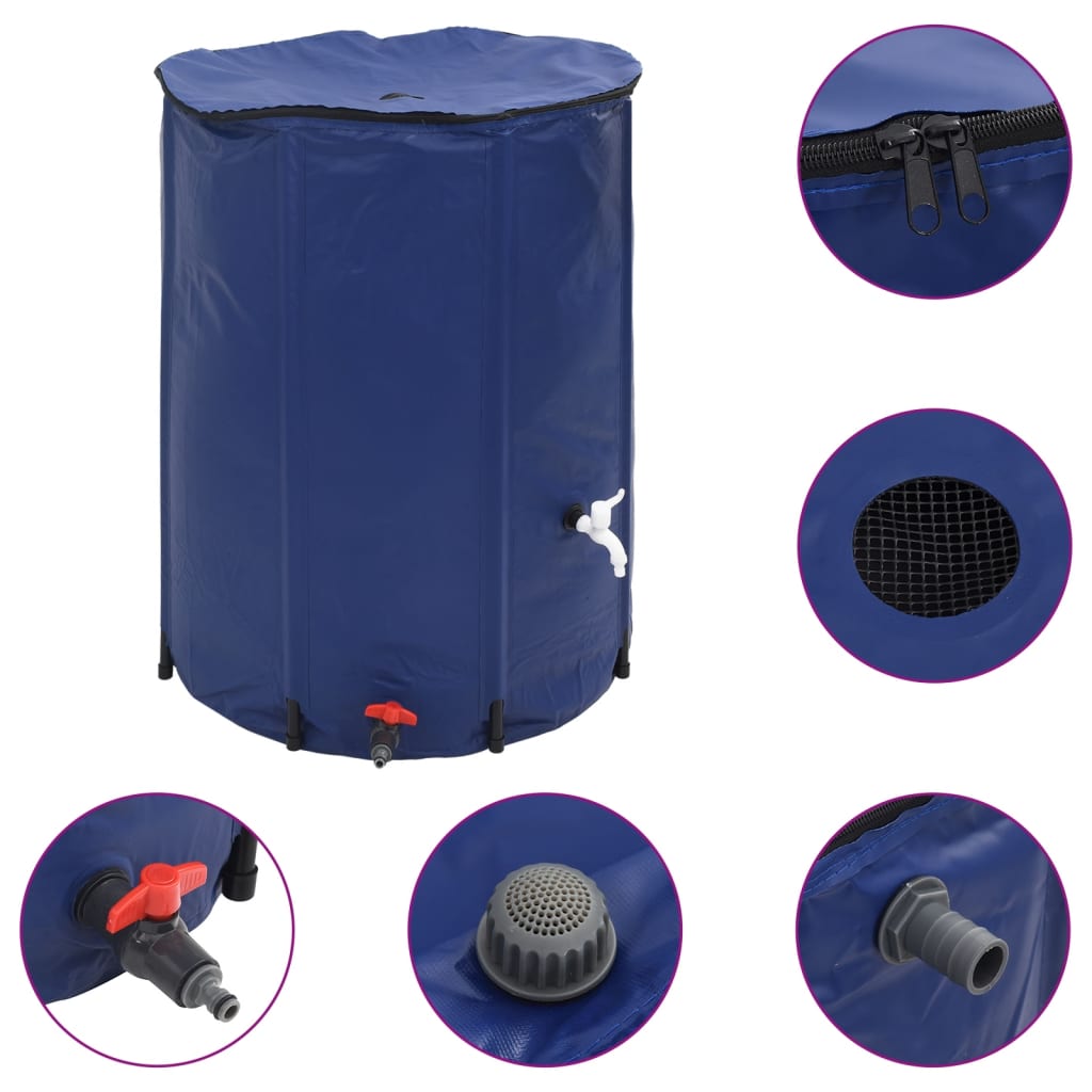 Vidaxl watertank met kraan opvouwbaar 750 l pvc