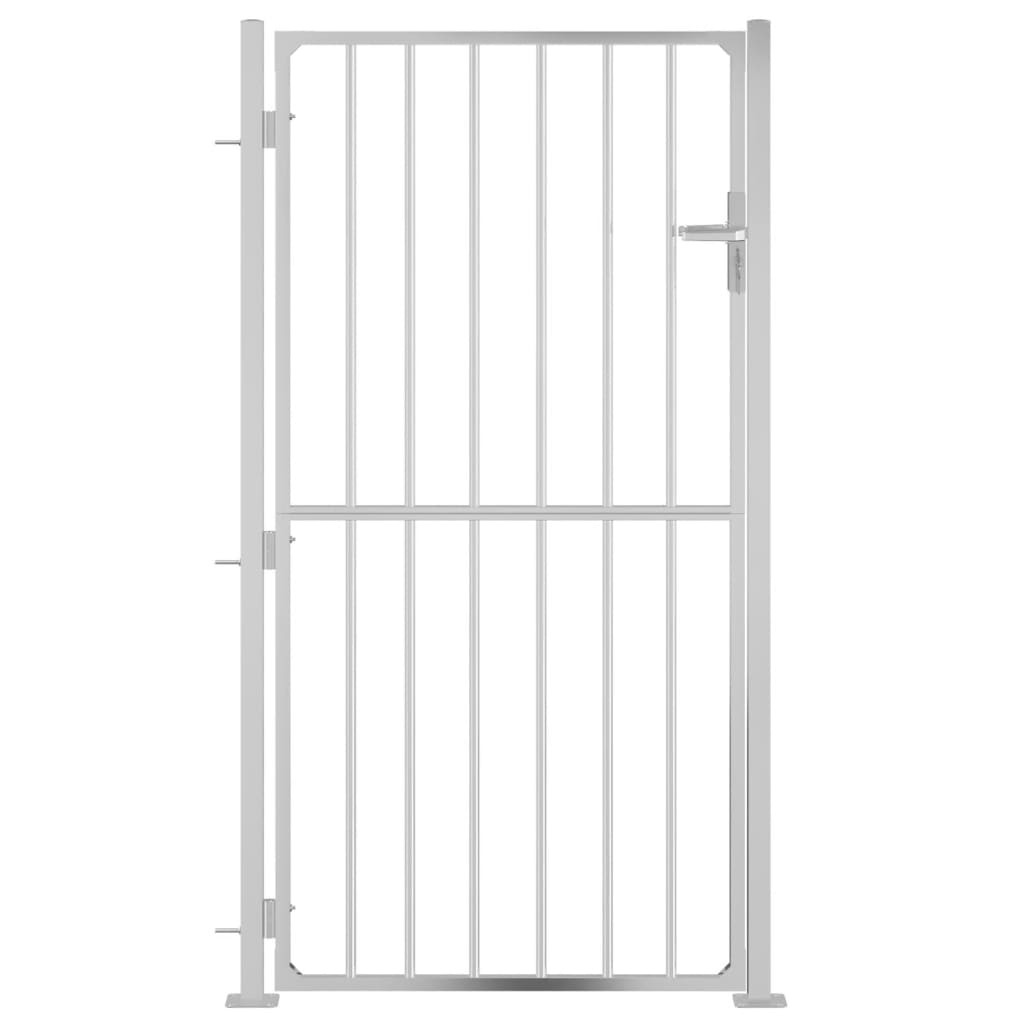 Vidaxl Garden Gate 100x200 cm nerjavno jeklo