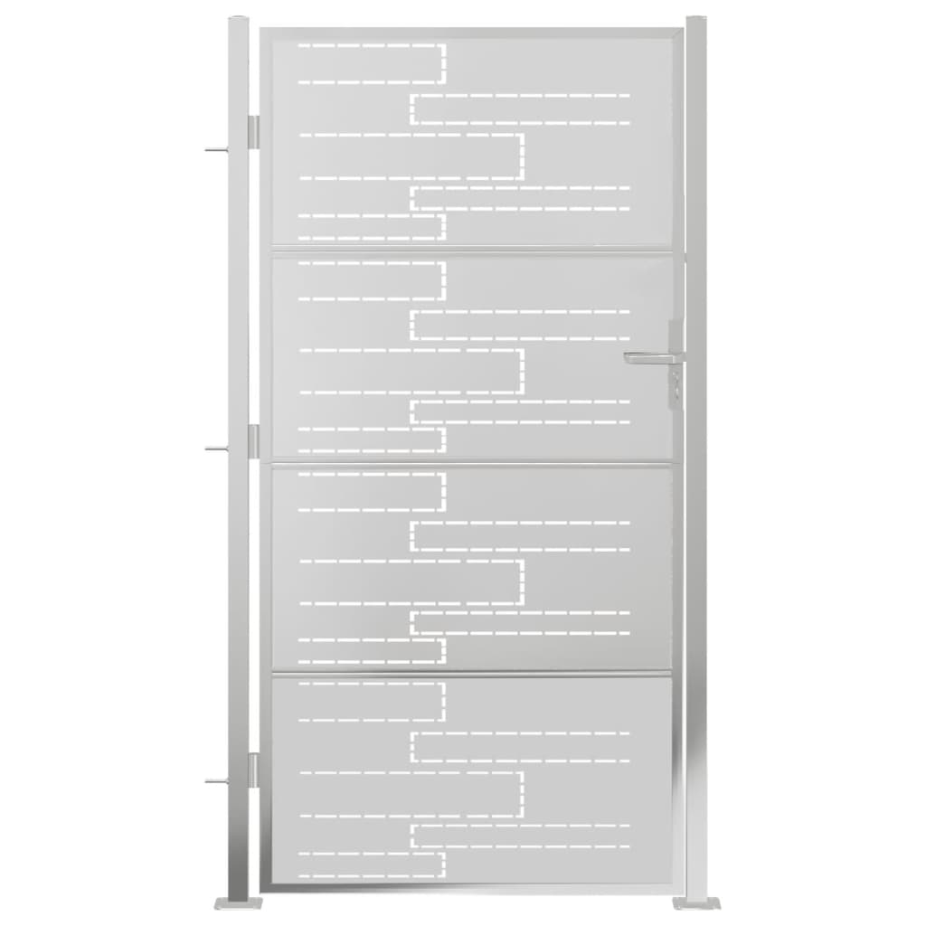 Vidaxl Port 100x180 cm en acier inoxydable