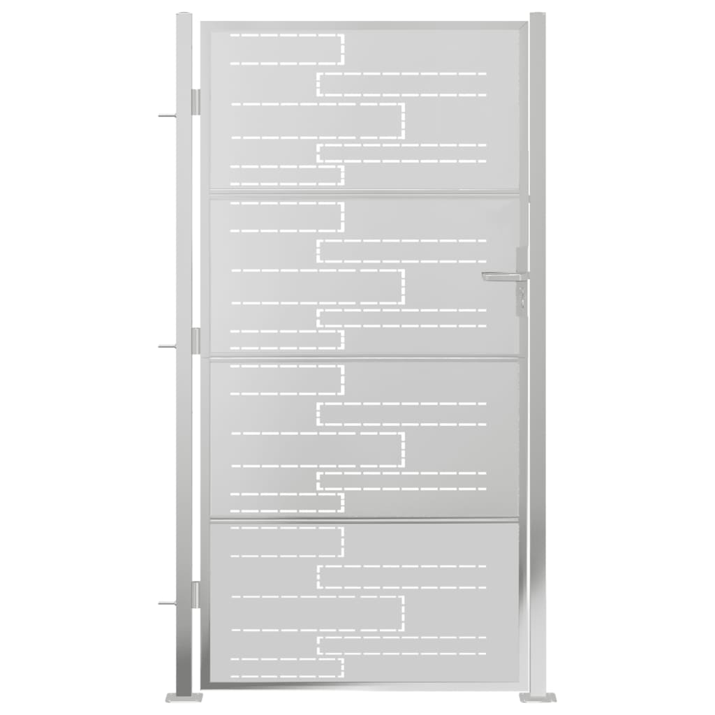 VIDAXL GARDE GATER 100x200 cm Edelstahl