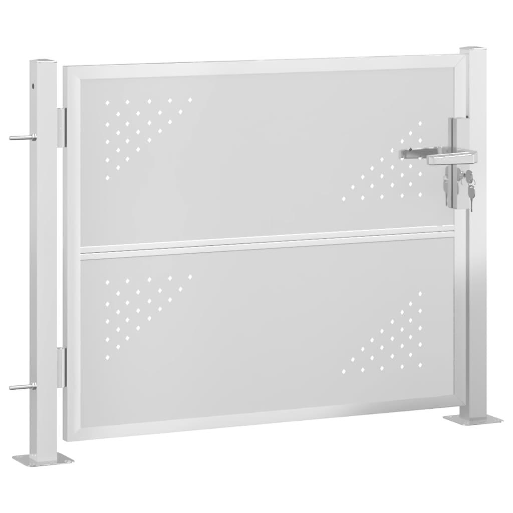 Vidaxl Port 100x75 cm en acier inoxydable