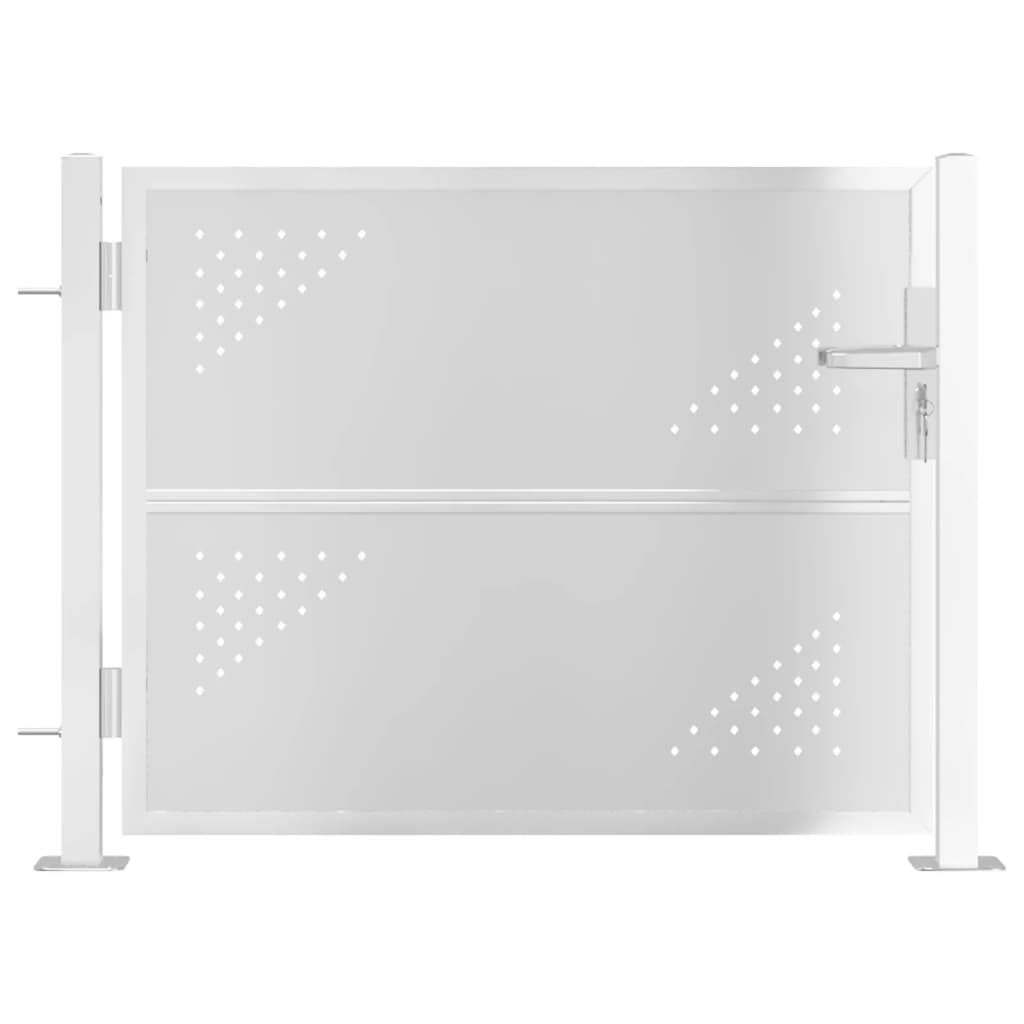 Vidaxl port 100x75 cm stainless steel