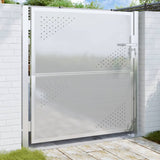 Vidaxl port 100x100 cm stainless steel