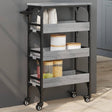 Vidaxl keukentrolley 53x20x76 cm bewerkt hout grijs sonoma eiken