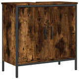 Vidaxl badkamerkast 60x30x60 cm bewerkt hout gerookt eikenkleurig