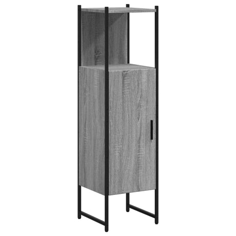 Vidaxl badkamerkast 33x33x120,5 cm bewerkt hout grijs sonoma eiken