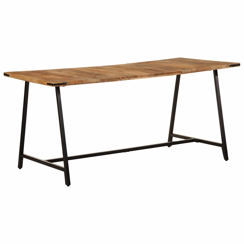 Vidaxl eettafel 160x80x75 cm massief mangohout