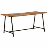 Vidaxl eettafel 160x80x75 cm massief mangohout