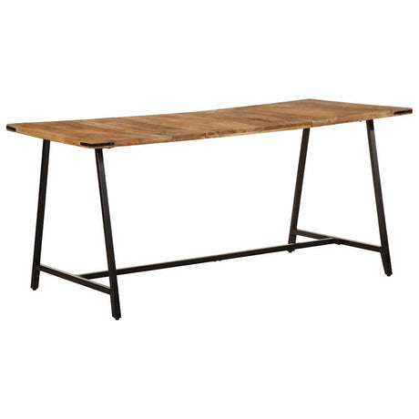 Vidaxl eettafel 160x80x75 cm massief mangohout