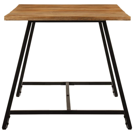 Vidaxl eettafel 160x80x75 cm massief mangohout