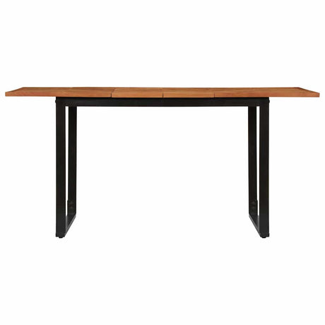 Vidaxl eettafel 160x80x75 cm massief acaciahout
