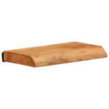 Vidaxl wandschappen 2 st 30x20x3,5 cm massief acaciahout