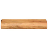 Vidaxl wandschappen 2 st 30x20x3,5 cm massief acaciahout