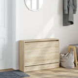 Vidaxl Cabinet da scarpe 80x21x57 cm Properpata in legno Oak colorato