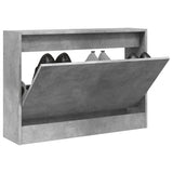 VidaXL shoe cabinet 80x21x57 cm Processed wood concrete price