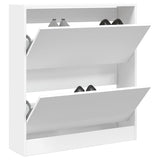 Armadio da scarpe Vidaxl 80x21x87.5 cm in legno trasformato