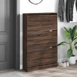 Vidaxl Schong Cabinet 80x21x125,5 cm produzéiert Holzbrong Faarm