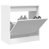 VidaXL Shoe cabinet 60x34x63.5 cm Processed Wood White