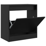 Vidaxl Schuhschrank 60x34x63,5 cm propertiertes Holzschwarz