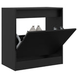 Vidaxl Shoe Cabinet 60x34x63,5 cm Property Wood Black