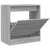 VidaXL shoe cabinet 60x34x63.5 cm processed wood gray sonoma oak color