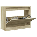 Vidaxl Schong Cabinet 80x34x63 cm Propertéiert Holz Sonoma oak faarweg