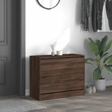 Vidaxl Cabinet per scarpe 80x34x63 cm Colore in rovere marrone in legno