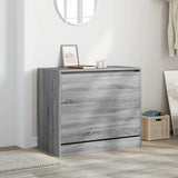 VidaXL shoe cabinet 80x42x69 cm Cut wood gray Sonoma oak colored