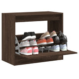 Vidaxl Cabinet da scarpe 80x42x69 cm COLORE COURO COVANE IN LEGNO