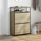 VidaXL shoe cabinet 75x34x112 cm Properted wood Sonoma oak colored