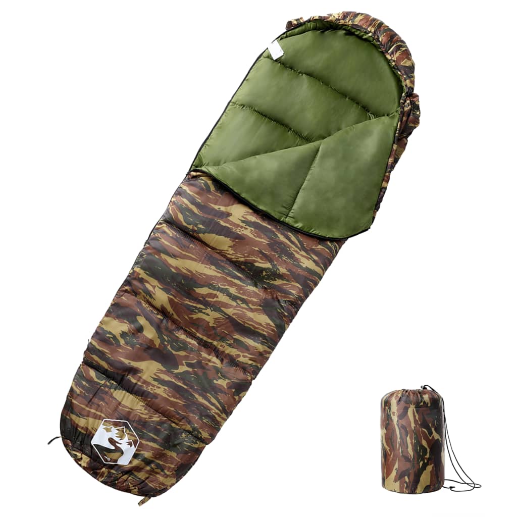 Vidaxl Sleeping bag Mummy for Adults Camping 3 Seasons