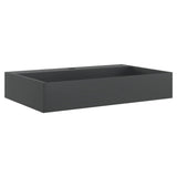 Vidaxl Washbasin 60x38x11 cm Cast Mineral Marman Mat Black