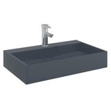 Vidaxl Washbasin 60x38x11 cm Minerale Cash Cash Cash antracite