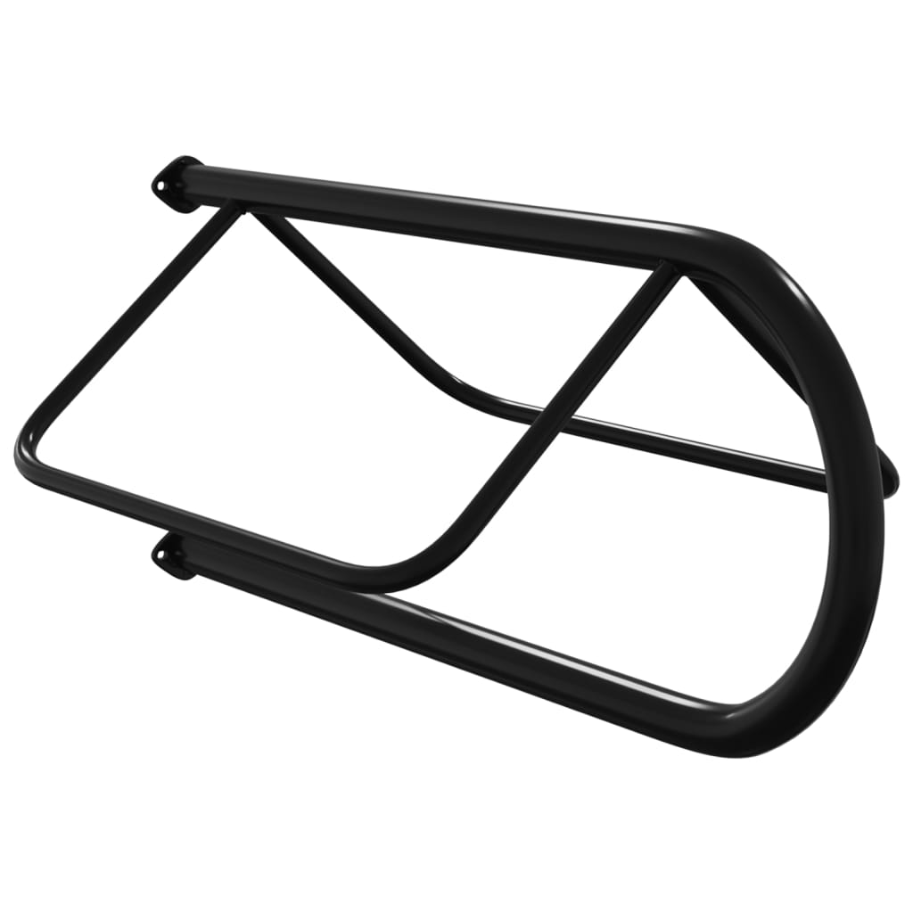 Vidaxl Saddle Rack Wall -Montered Iron Black