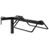 Vidaxl Saddle Rack Pared de hierro montado en negro