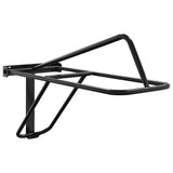 Vidaxl Saddle Rack Pleaspsible Pared de hierro montado en negro